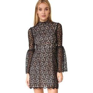 Jill Jill Stuart Black Lace Sheath Cocktail Dress
